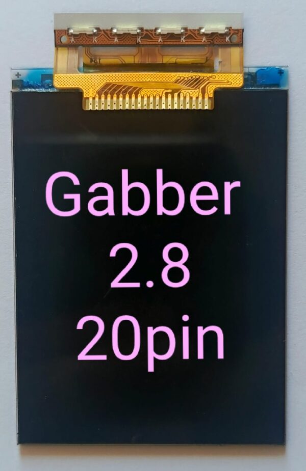Gabbar 20 Pin 2.8 Lcd