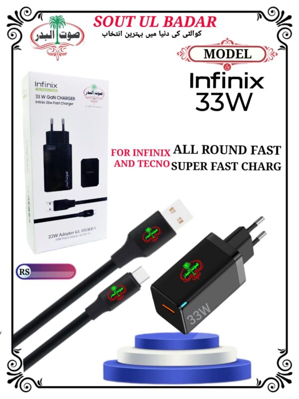 Sb Infinix 33w Type C Fast Charger